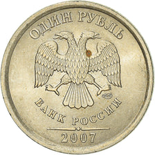 Münze, Russland, Rouble, 2007, Saint-Petersburg, VZ, Copper-Nickel-Zinc, KM:833