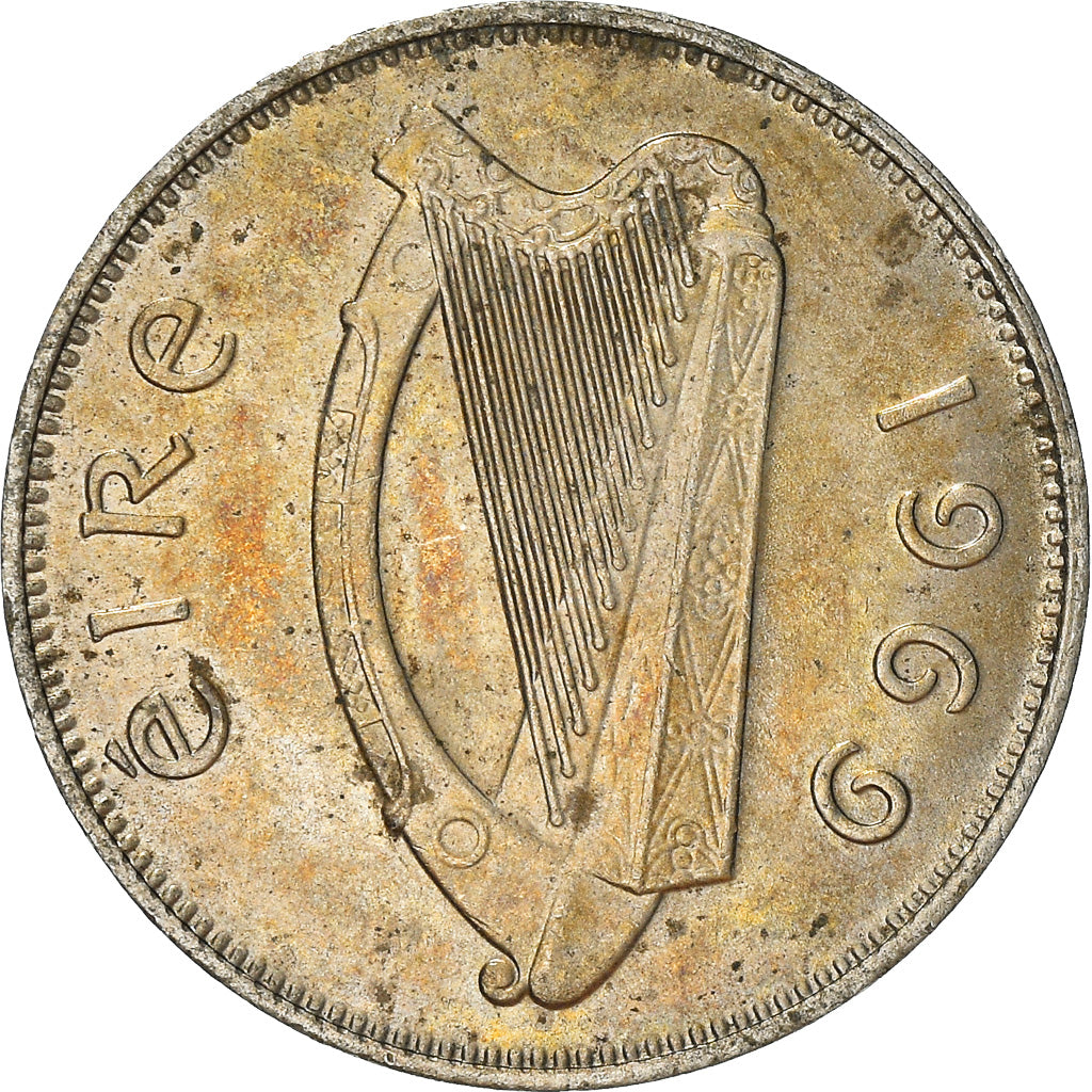 Monnaie, IRELAND REPUBLIC, 6 Pence, 1969, TTB, Copper-nickel, KM:13a