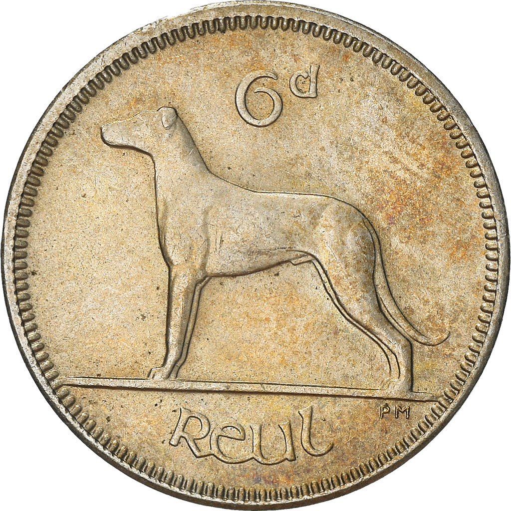 Monnaie, IRELAND REPUBLIC, 6 Pence, 1969, TTB, Copper-nickel, KM:13a