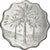 Moneta, Irak, 5 Fils, 1975, AU(50-53), Stal nierdzewna, KM:141