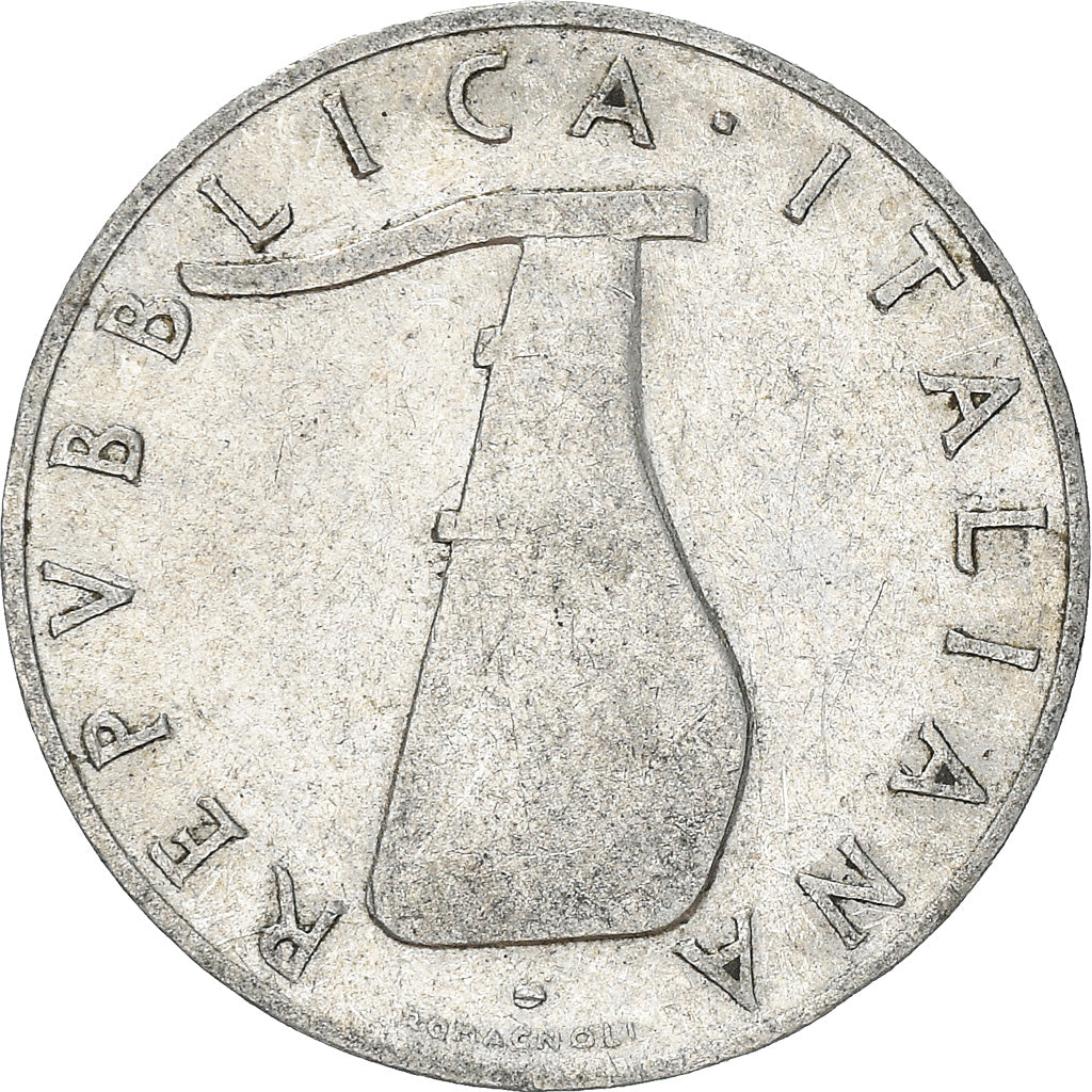 Moeda, Itália, 5 Lire, 1954, Rome, EF(40-45), Alumínio, KM:92