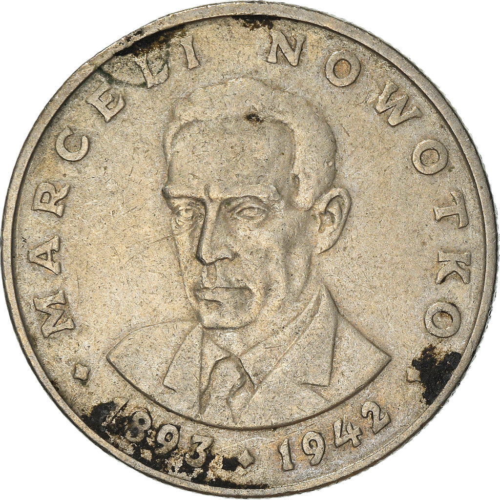 Moneta, Polska, 20 Zlotych, 1974, Warsaw, VF(20-25), Miedź-Nikiel, KM:69