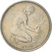 Coin, GERMANY - FEDERAL REPUBLIC, 50 Pfennig, 1971, Stuttgart, VF(30-35)