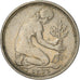 Munten, Federale Duitse Republiek, 50 Pfennig, 1975, Karlsruhe, FR+