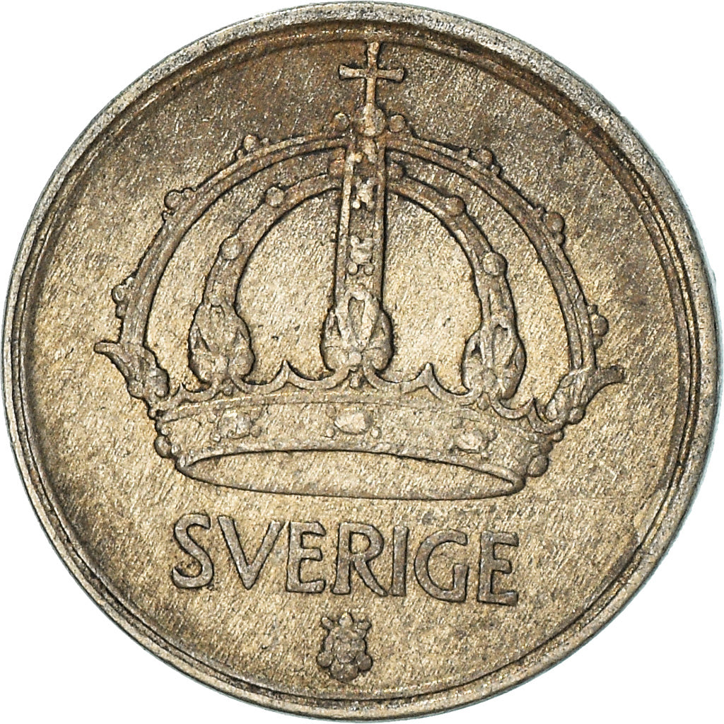 Coin, Sweden, Gustaf V, 10 Öre, 1949, AU(50-53), Silver, KM:813