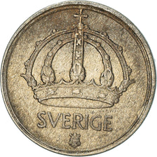 Coin, Sweden, Gustaf V, 10 Öre, 1949, AU(50-53), Silver, KM:813