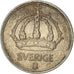 Coin, Sweden, Gustaf V, 10 Öre, 1949, AU(50-53), Silver, KM:813