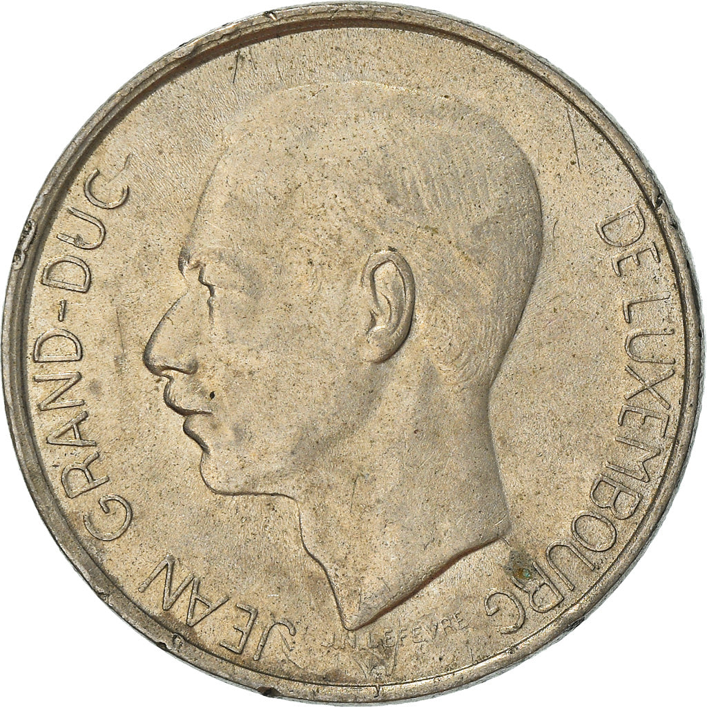 Coin, Luxembourg, Jean, 5 Francs, 1981, AU(50-53), Copper-nickel, KM:56