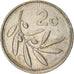Coin, Malta, 2 Cents, 1993, British Royal Mint, VF(30-35), Copper-nickel, KM:94
