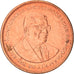 Moneta, Mauritius, 5 Cents, 1994, VF(30-35), Miedź platerowana stalą, KM:52