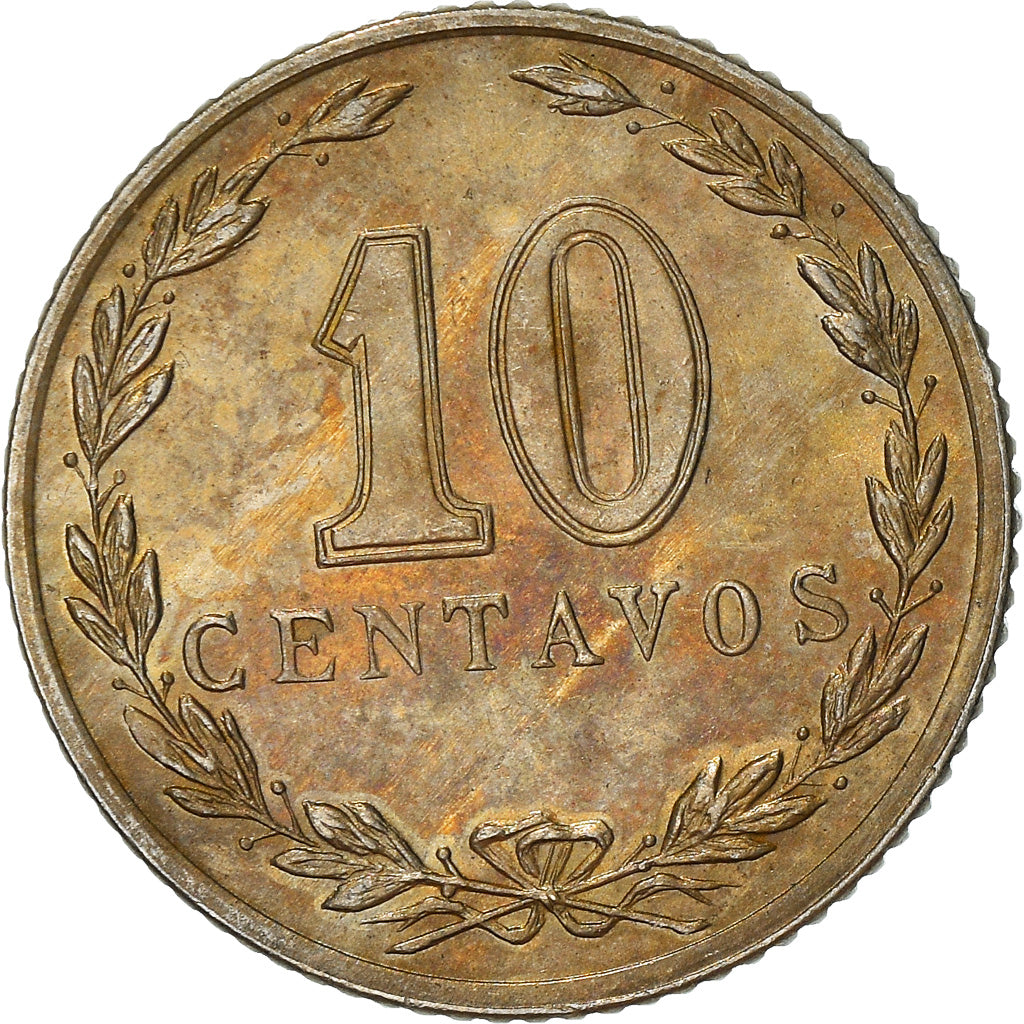Moneta, Argentina, 10 Centavos, 1920, SPL, Rame-nichel, KM:35
