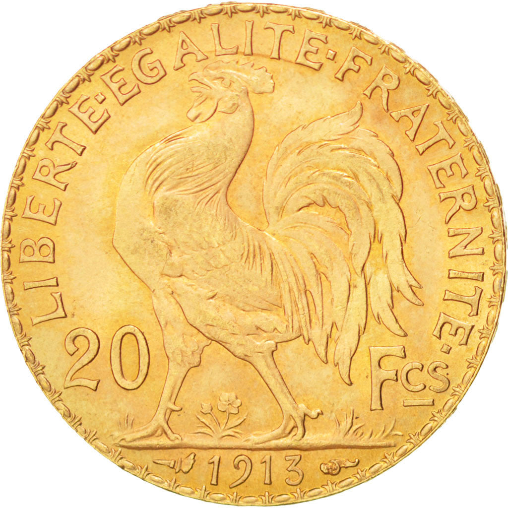 Monnaie, France, Marianne, 20 Francs, 1913, TTB+, Or, KM:857, Gadoury:1064a