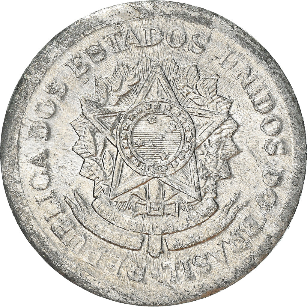 Münze, Brasilien, 50 Centavos, 1958, SS+, Aluminium, KM:569