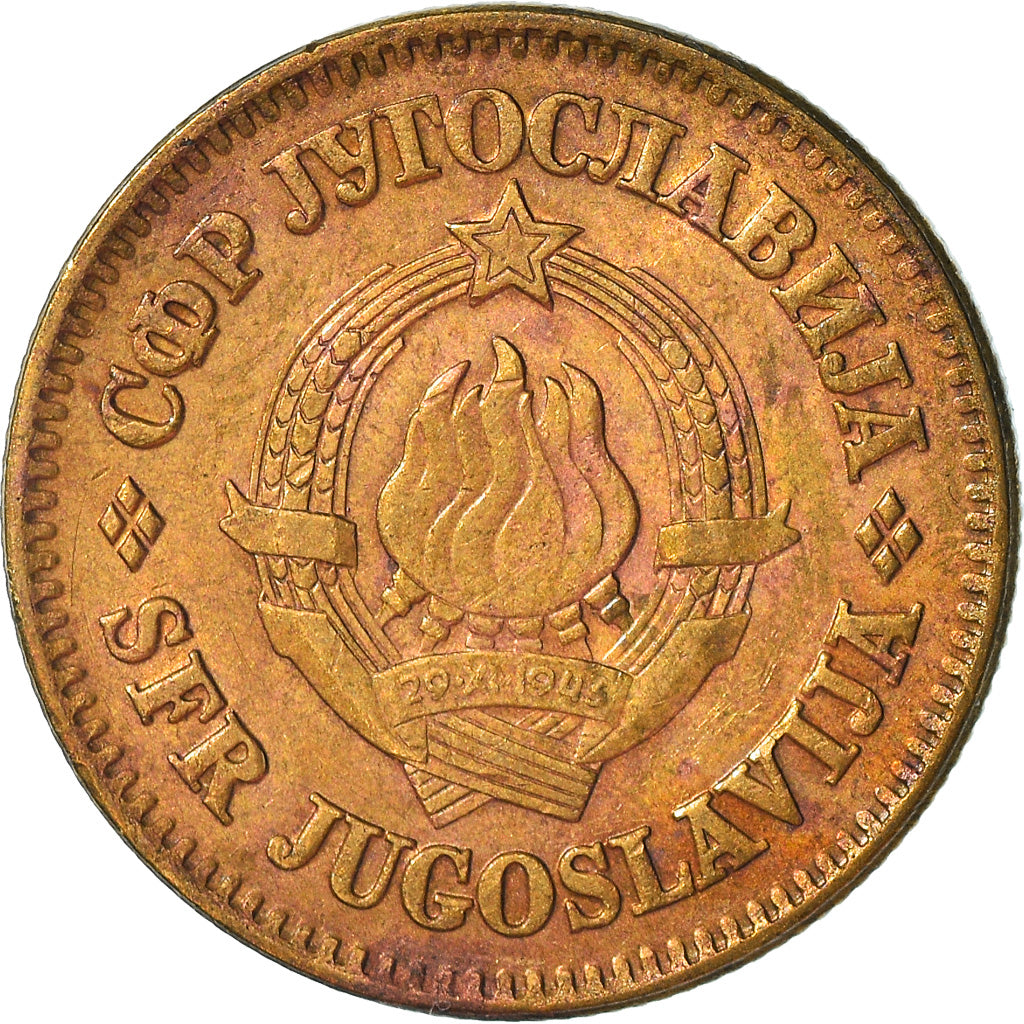 Münze, Jugoslawien, 50 Para, 1973, S+, Messing, KM:46.1