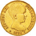 SPAIN, 20 Pesetas, 1890, KM #693, AU(50-53), Gold, 6.41
