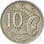Moneta, Australia, Elizabeth II, 10 Cents, 1968, VF(30-35), Miedź-Nikiel, KM:65