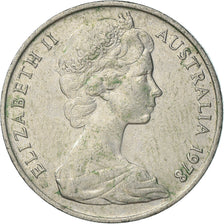 Moneta, Australia, Elizabeth II, 10 Cents, 1978, Melbourne, BB, Rame-nichel