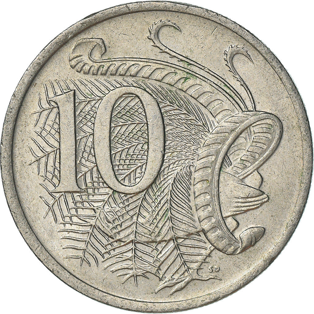 Coin, Australia, Elizabeth II, 10 Cents, 1982, VF(30-35), Copper-nickel, KM:65