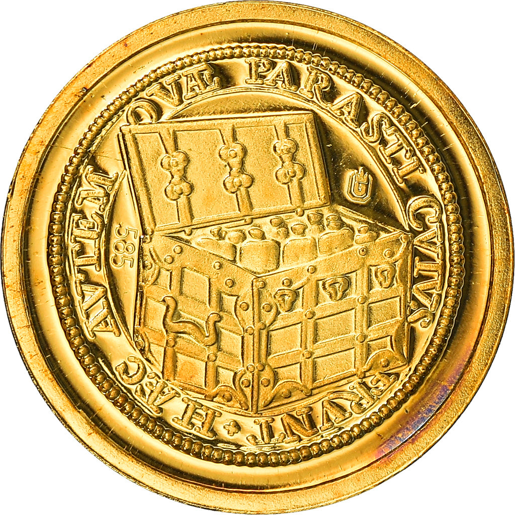 Francia, medaglia, 10 ans de l'Euro, 2009, FDC, Oro