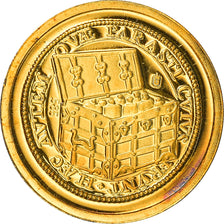 Francia, medaglia, 10 ans de l'Euro, 2009, FDC, Oro