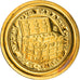 Francja, Medal, 10 ans de l'Euro, 2009, MS(65-70), Złoto