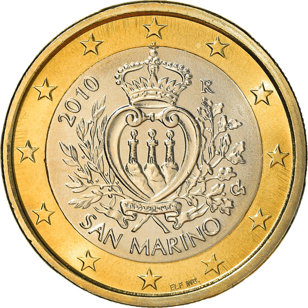 San Marino, Euro, 2010, Rome, SPL, Bi-metallico