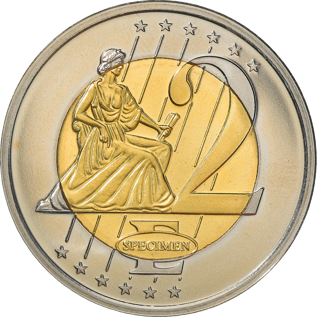 Monaco, medaglia, Essai 2 euros, 2005, FDC, Bi-metallico