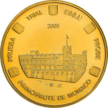 Monaco, Medal, Essai 50 cents, 2005, MS(65-70), Bi-Metallic