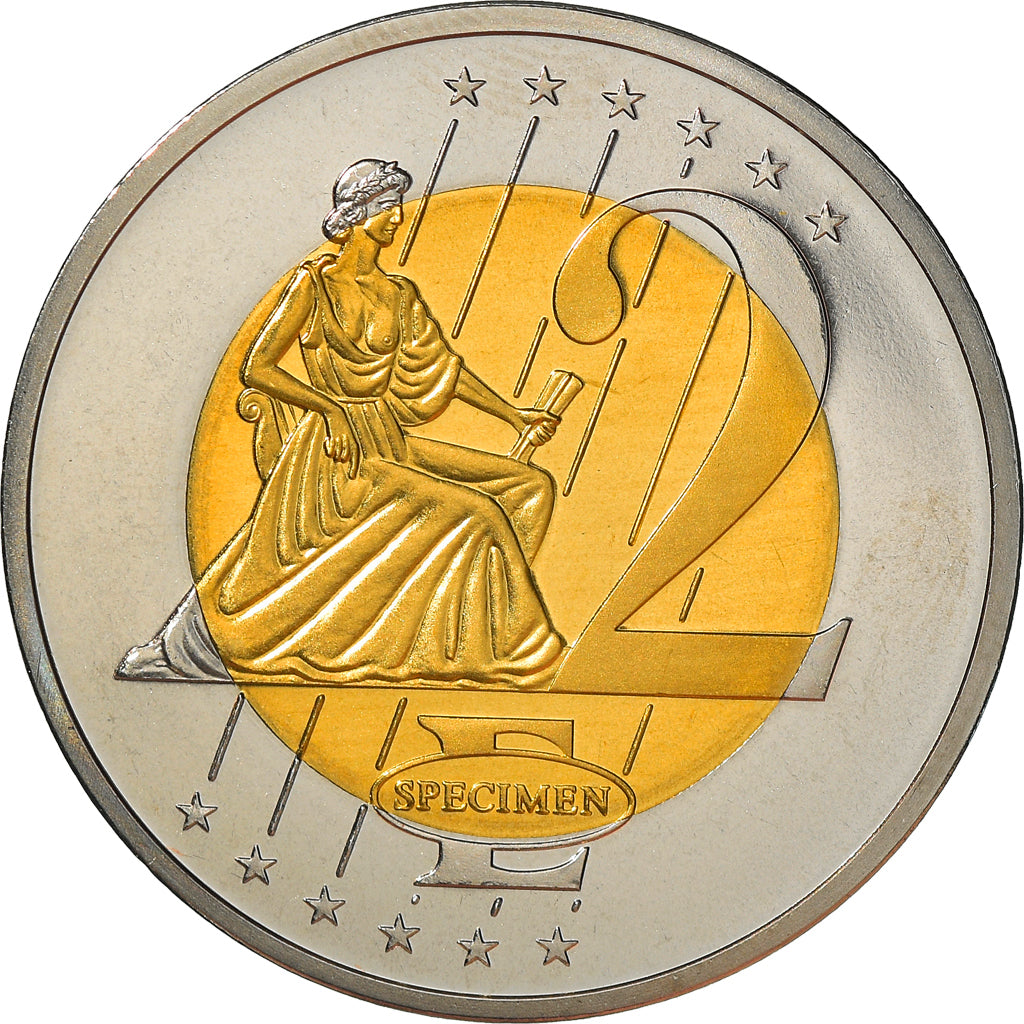 Monaco, Medaille, Essai 2 euros, 2005, UNZ+, Bi-Metallic