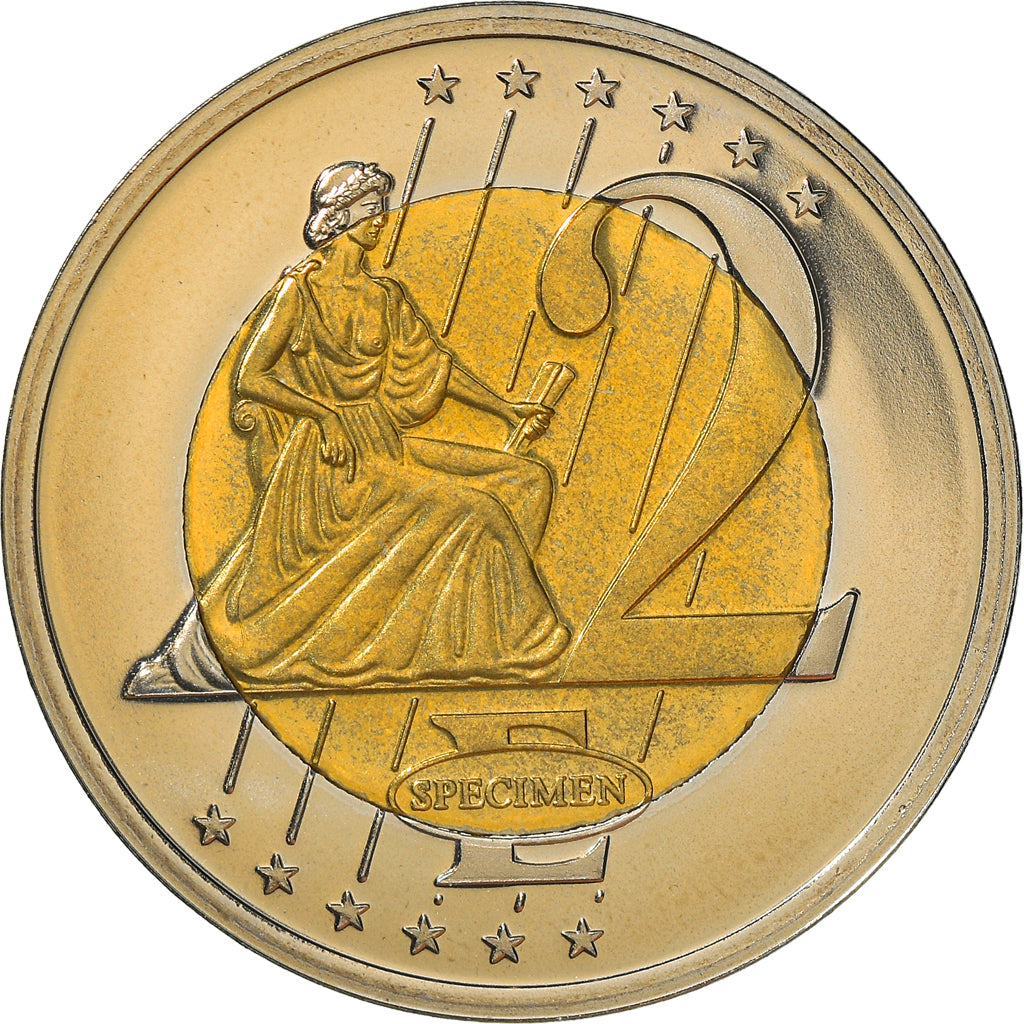 Monaco, medaglia, Essai 2 euros, 2005, FDC, Bi-metallico