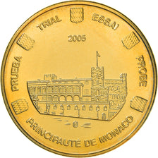 Monaco, medaglia, Essai 50 cents, 2005, SPL+, Bi-metallico