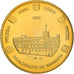 Mónaco, Medal, Essai 50 cents, 2005, MS(65-70), Bimetálico