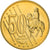 Mónaco, medalla, Essai 50 cents, 2005, FDC, Bimetálico