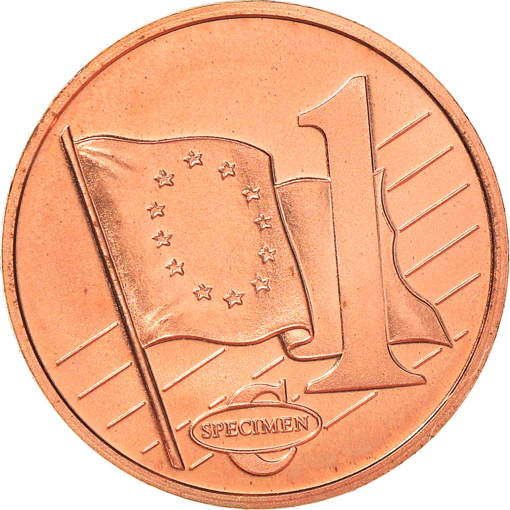 Monaco, Médaille, 1 C, Essai Trial, 2005, SPL+, Cuivre