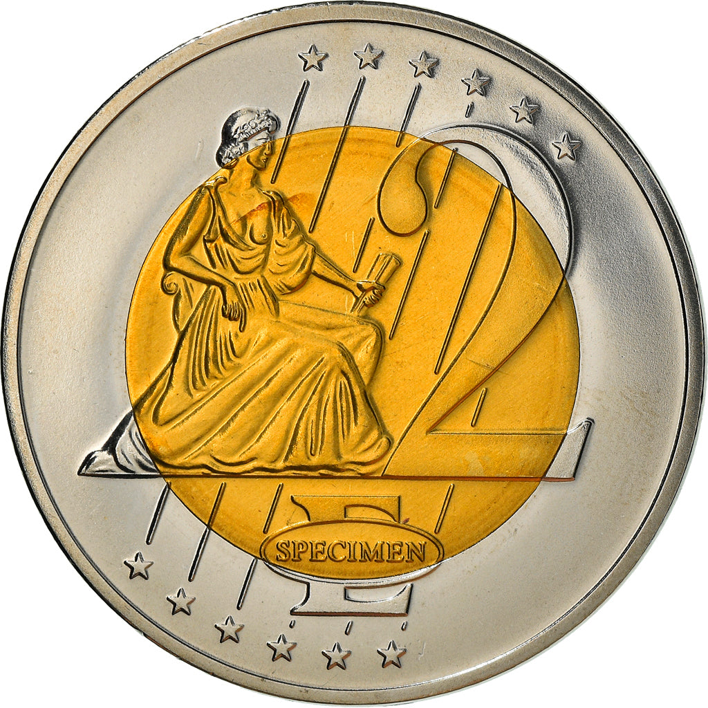 Andorra, Medaille, 2 E, Essai-Trial, 2003, Exonumia, STGL, Bi-Metallic