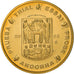 Andorra, medaglia, 20 C, Essai-Trial, 2003, FDC, Doratura in rame-nichel