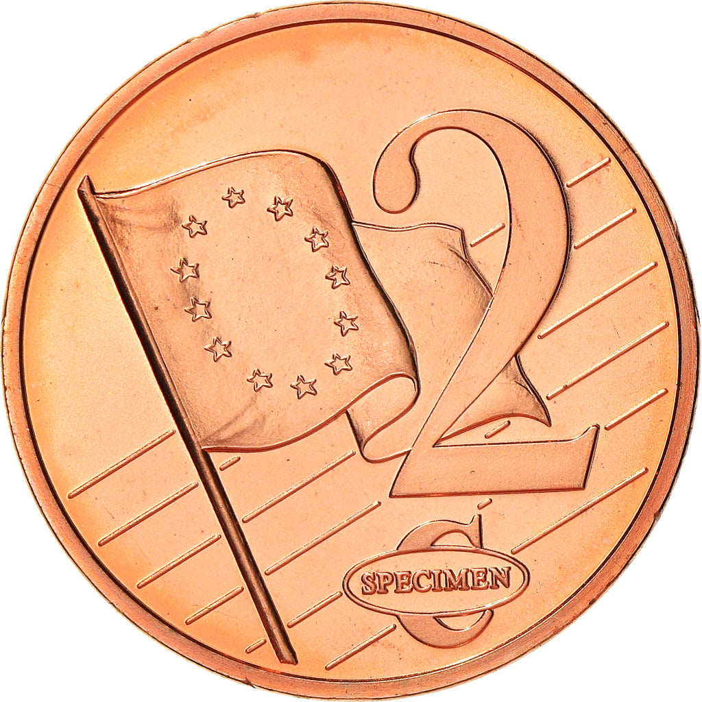Andorra, medalla, 2 C, Essai Trial, 2003, FDC, Cobre