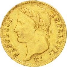 FRANCE, Napoléon I, 20 Francs, 1810, Paris, KM #695.1, EF(40-45), Gold, Gadoury 