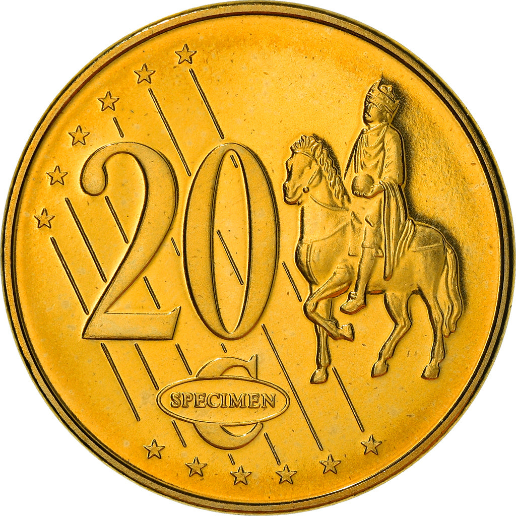 Vatikan, Medaille, 20 C, Essai-Trial Benoit XVI, 2008, STGL, Messing