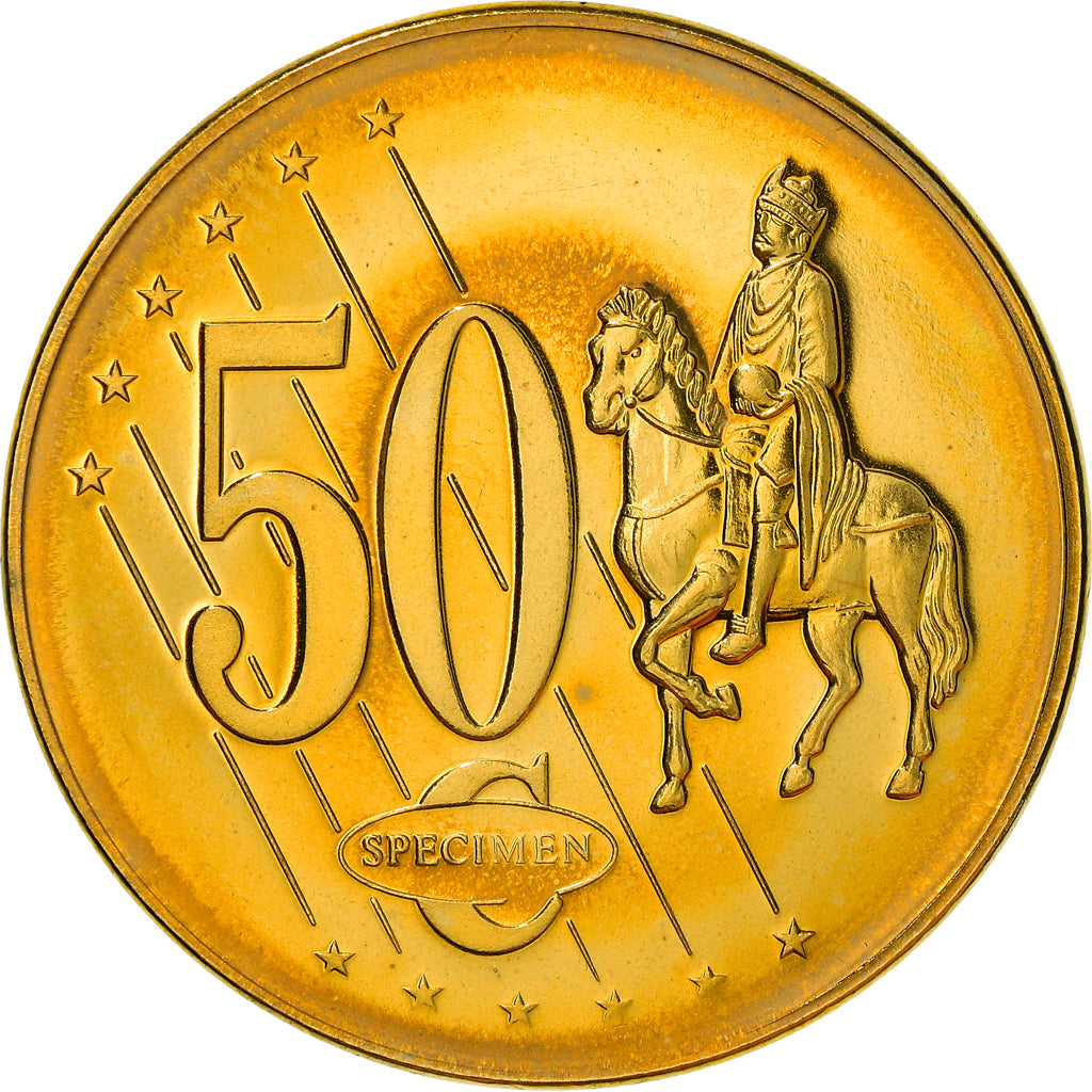 Vaticano, Medal, 50 C, Essai-Trial Benoit XVI, 2006, MS(65-70), Cobre-Níquel