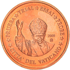 Vatikan, Medaille, 1 C, Essai-Trial Benoit XVI, 2009, unofficial private coin