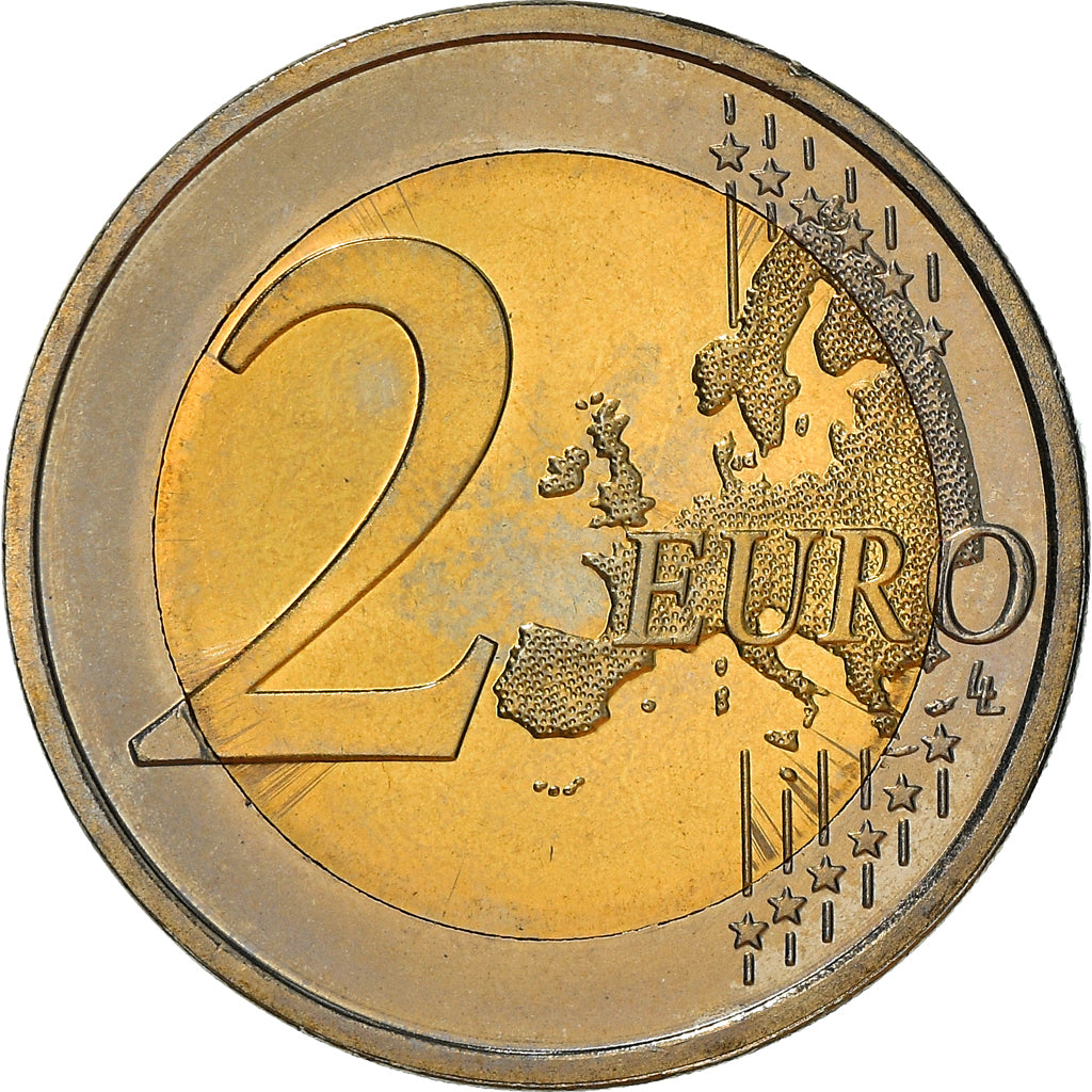Eslovénia, 2 Euro, 2007, Vantaa, MS(64), Bimetálico, KM:75