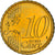 Eslovénia, 10 Euro Cent, 2007, MS(64), Latão, KM:71