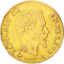 France, Napoleon III, 5 Francs, 1858, Paris, VF(30-35), Gold, KM:787.1