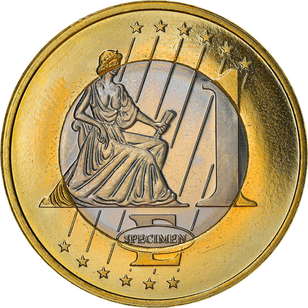 Malta, 1 Euro, 2003, unofficial private coin, STGL, Bi-Metallic