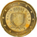 Malta, 20 Euro Cent, 2008, Paris, MS(60-62), Mosiądz, KM:129