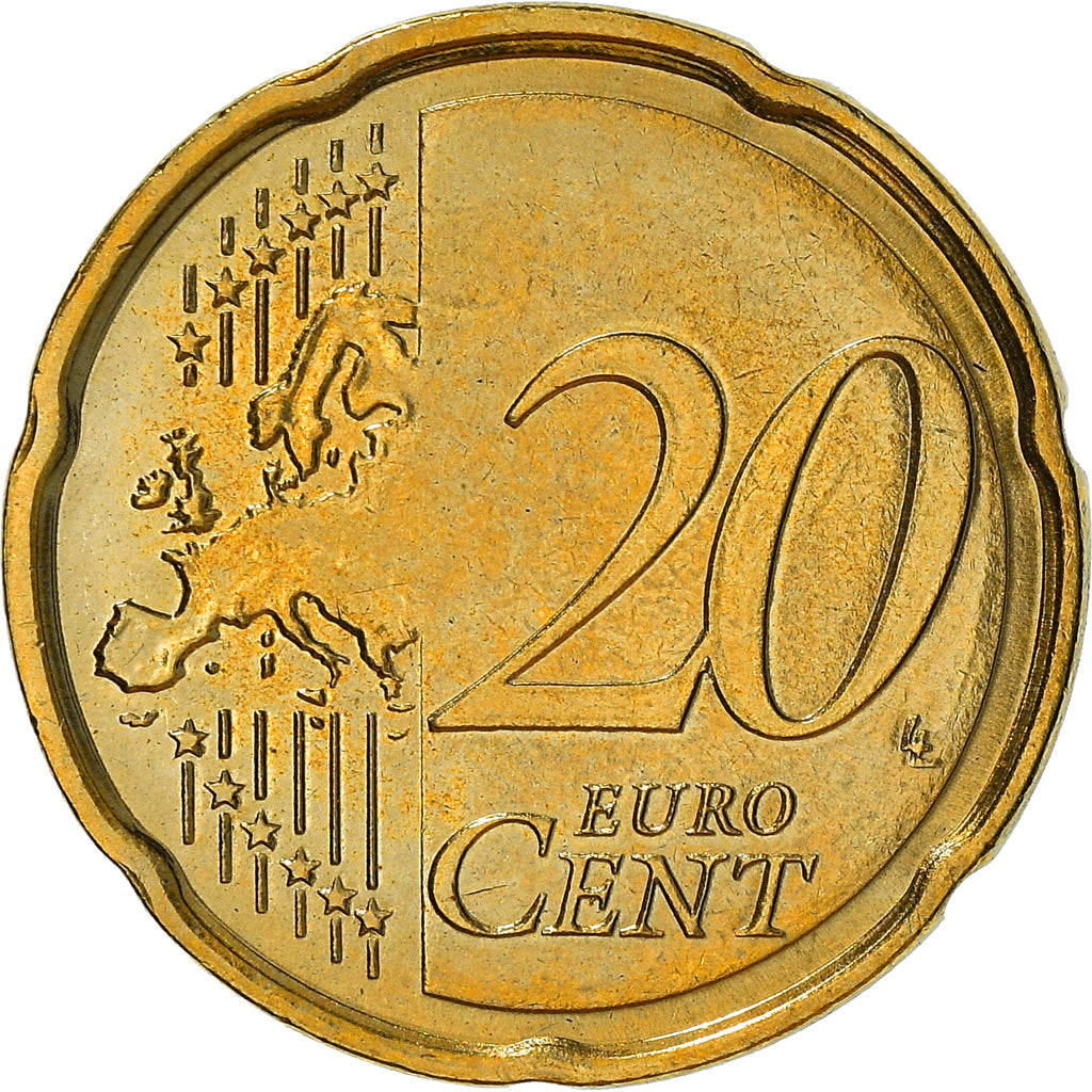 Malta, 20 Euro Cent, 2008, Paris, SPL, Ottone, KM:129