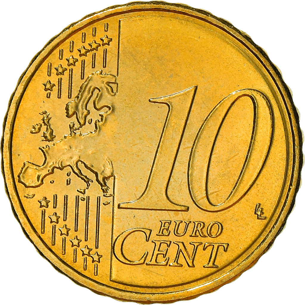 Malta, 10 Euro Cent, 2008, Paris, VZ+, Messing, KM:128