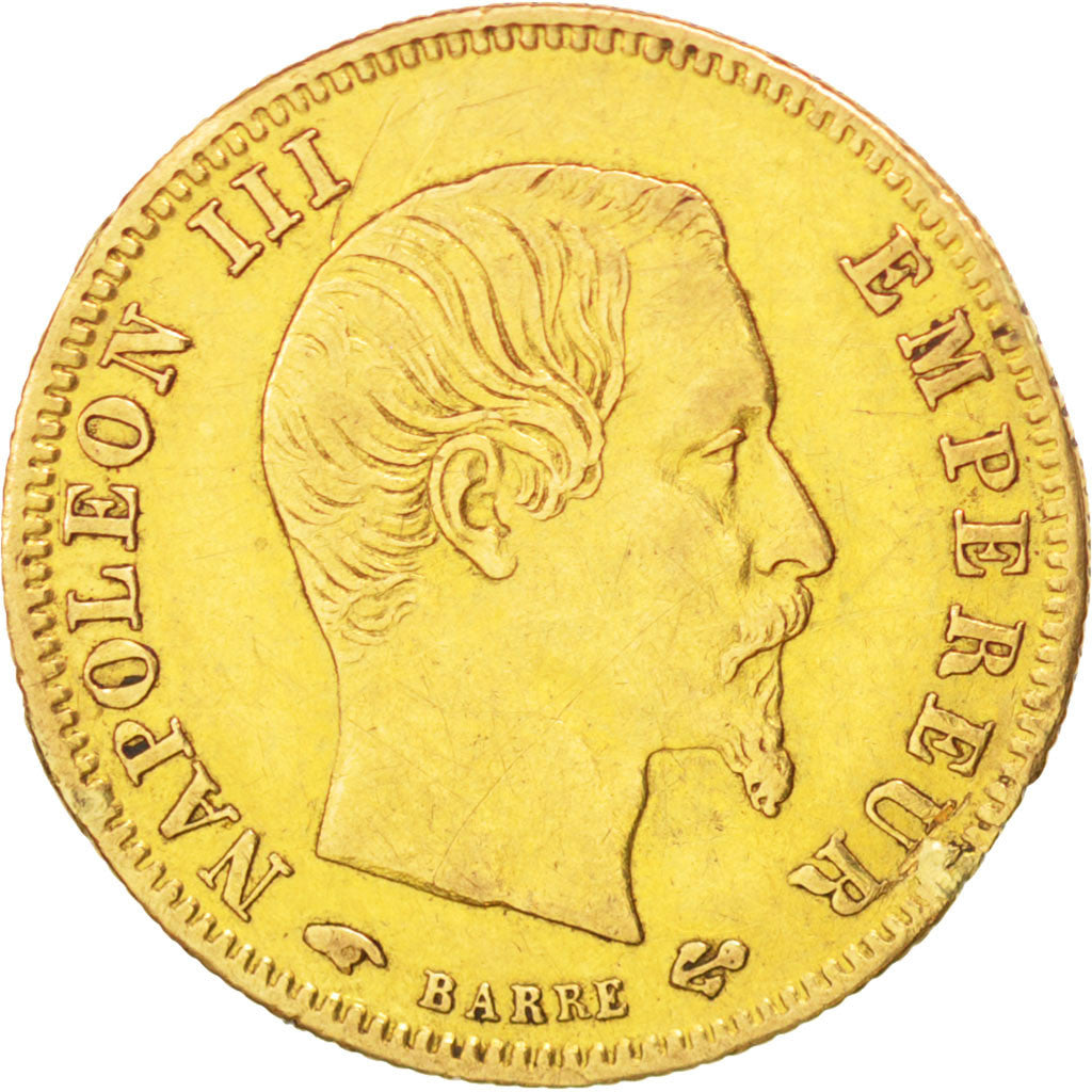 Coin, France, Napoleon III, Napoléon III, 5 Francs, 1859, Paris, AU(50-53)