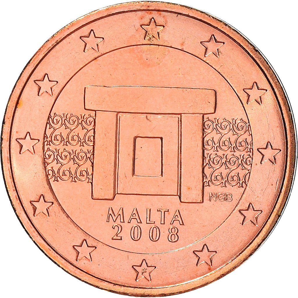 Malta, 2 Euro Cent, 2008, Paris, PR+, Copper Plated Steel, KM:126